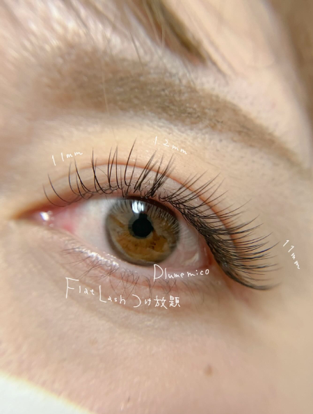 マツエク　タレ目