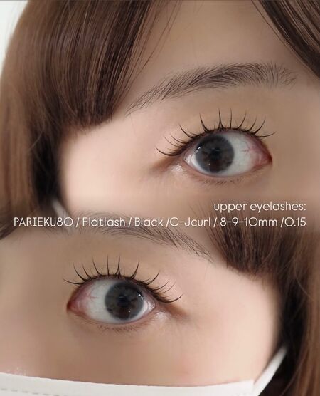 奥二重 マツエク