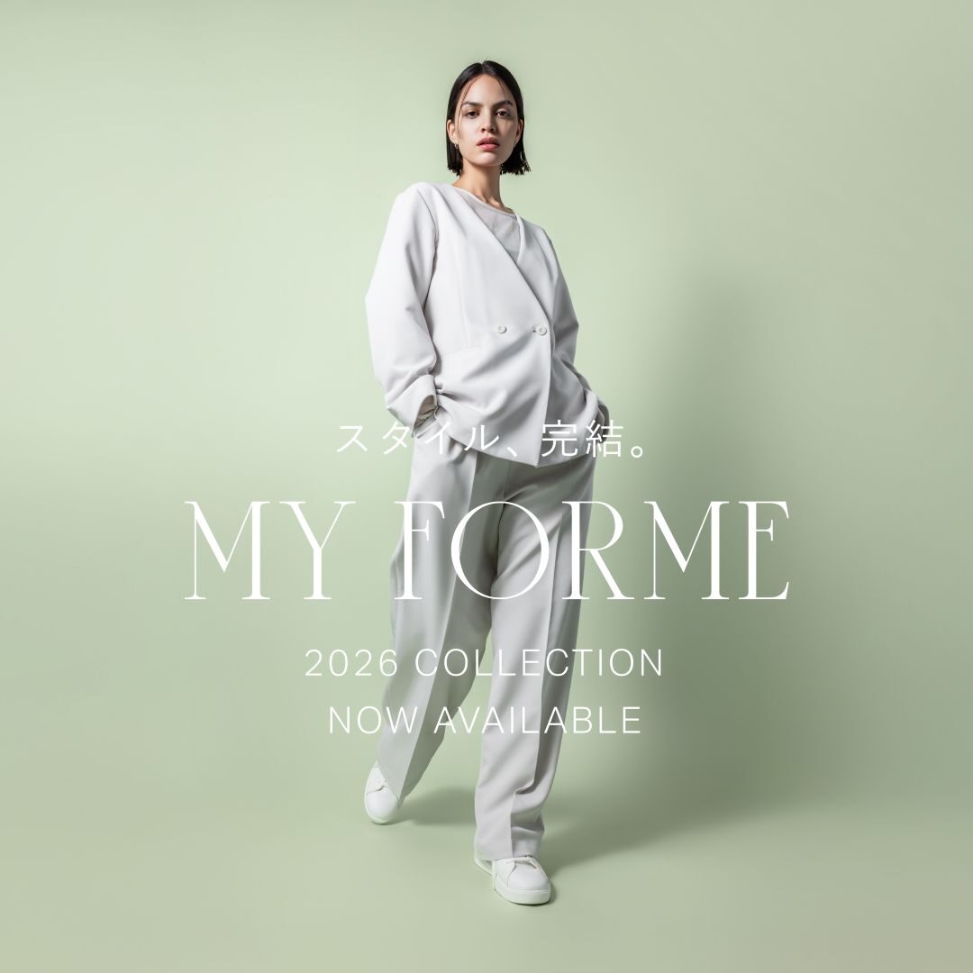 【MY FORME】アイデザイナー憧れのサロンユニフォームに新作登場！オフィス着としても万能な“褒められジャケット”に注目
